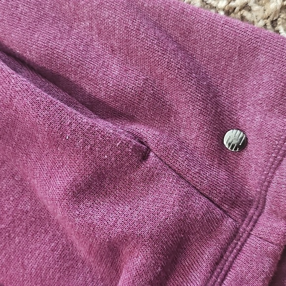 Z by Zella Shooting Star Drape Collar Cardigan Snap Sweatshirt Large Thumbholes - Picture 10 of 11